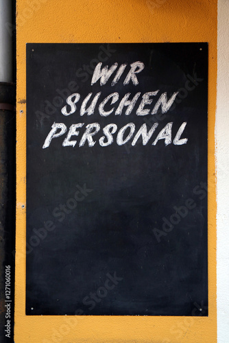 Obraz na płótnie wir suchen personal w salonie