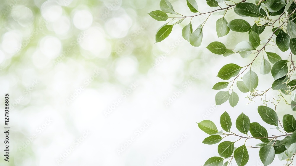 Lush green leaves with soft focus background, perfect for nature-themed designs or calming visuals. Lush green leaves with soft focus background, perfect for nature-themed designs or calming visuals.