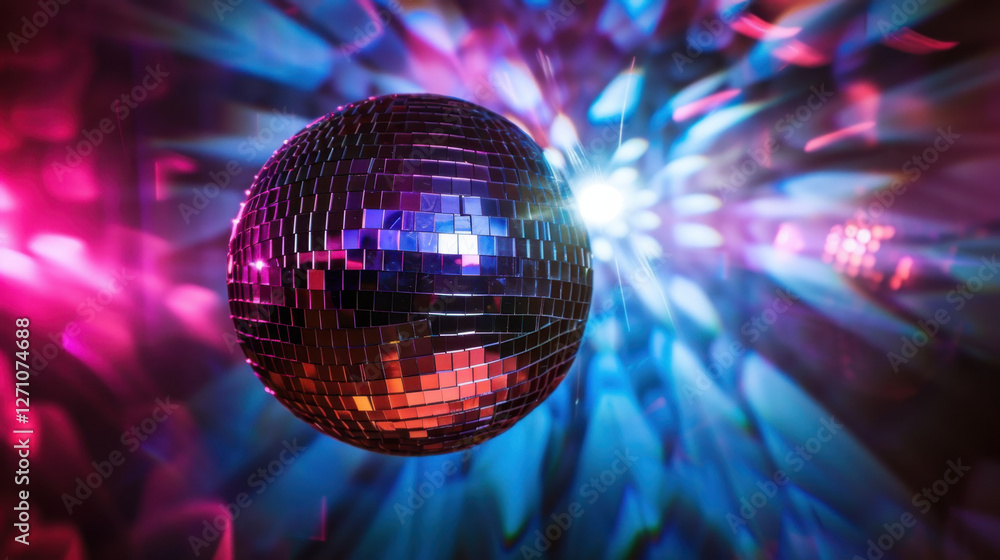 Obraz premium disco ball with lights