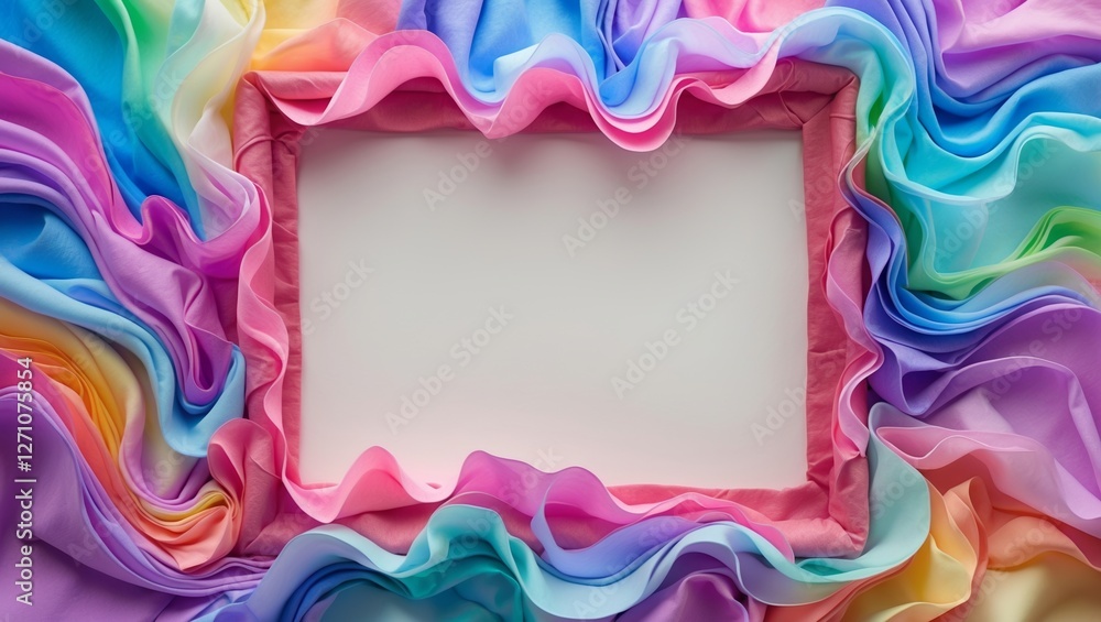 Vibrant whimsical holiday card frame Vibrant whimsical holiday card frame