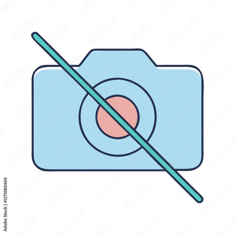 camera off icon, camera off vector illustration-simple illustration of camera off, perfect for camera off logos and icons camera off icon, camera off vector illustration-simple illustration of camera off, perfect for camera off logos and icons