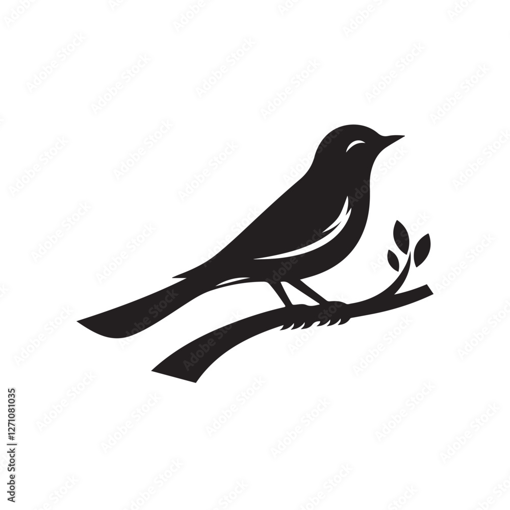 Fototapeta premium silhouette of a bird