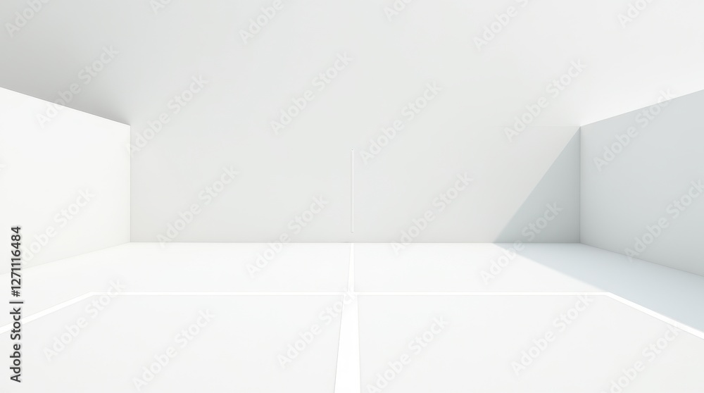 A minimalistic interior space with white walls and clean lines, conveying a sense of openness and tranquility. A minimalistic interior space with white walls and clean lines, conveying a sense of openness and tranquility.