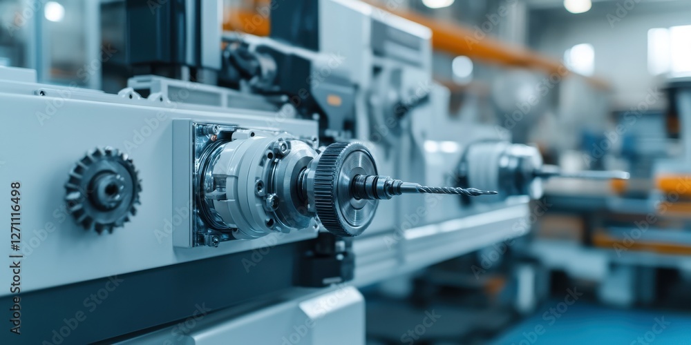 Resilient equipment designed for extended lifecycle and resource efficiency showing industrial workshop with precision tools : Circular Design Theme Resilient equipment designed for extended lifecycle and resource efficiency showing industrial workshop with precision tools : Circular Design Theme