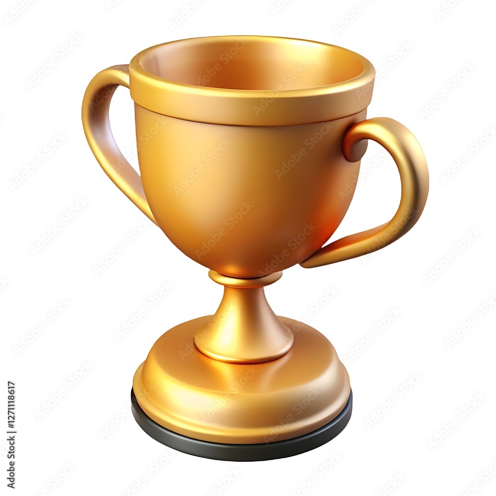 3d, illustration, award gold trophy cup 3d, illustration, award gold trophy cup
