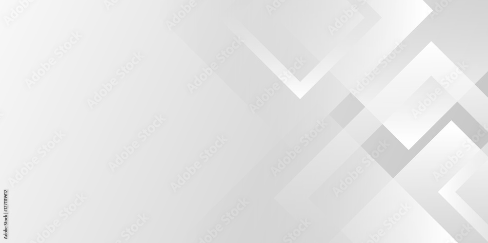 Fototapeta premium Abstract gray modern background with grey on light silver modern design. Geometric textured White light background abstract design. for banner, poster. Minimal Style. Can be used for business, wall. 