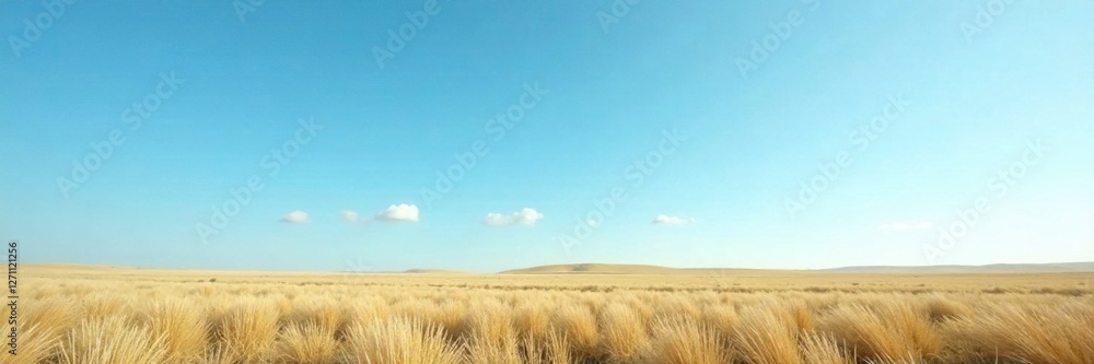 Cloudless sky in pale blue hue stretching across the landscape, infinite, vast, clear Cloudless sky in pale blue hue stretching across the landscape, infinite, vast, clear