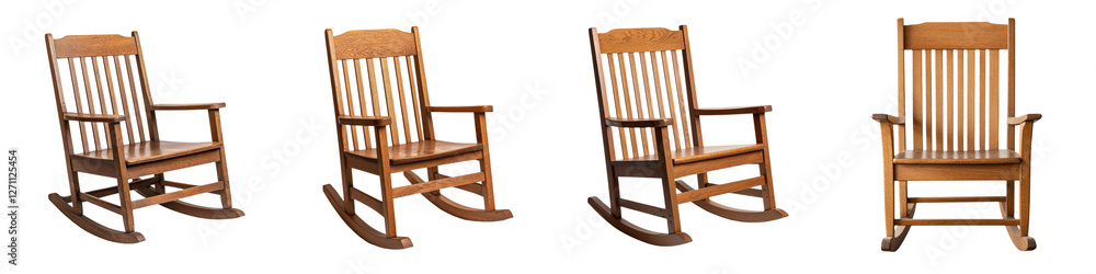 Wooden rocking chairs in a cozy and relaxing home interior design setting These classic traditional chairs provide a peaceful and tranquil atmosphere Wooden rocking chairs in a cozy and relaxing home interior design setting These classic traditional chairs provide a peaceful and tranquil atmosphere
