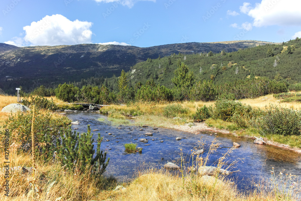Landscape of Rila mountain near The Fish Lakes, Bulgaria Landscape of Rila mountain near The Fish Lakes, Bulgaria