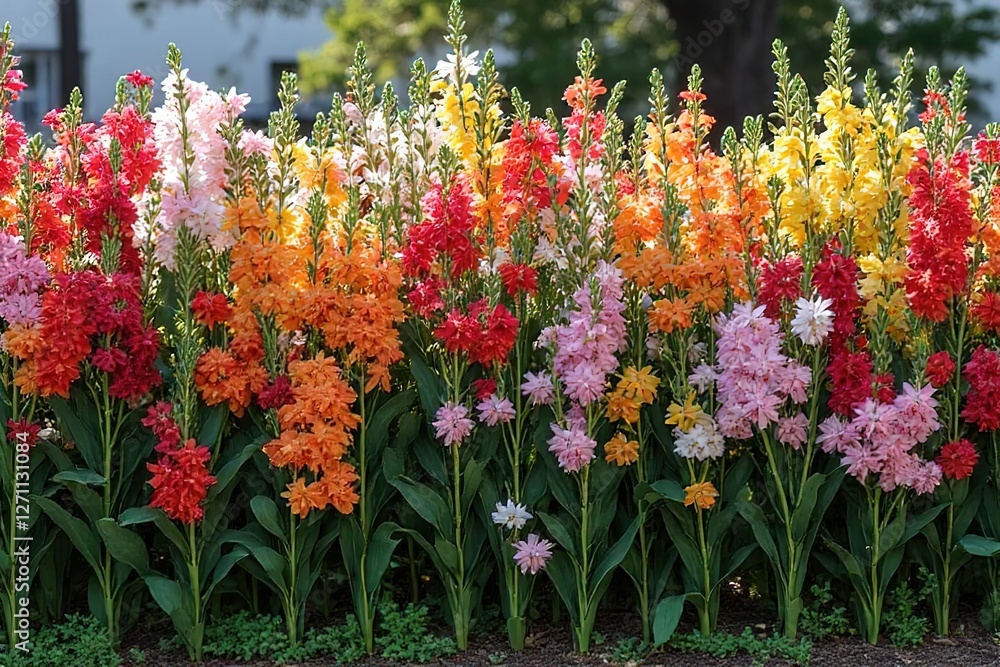 Obraz premium Beautiful spring garden.