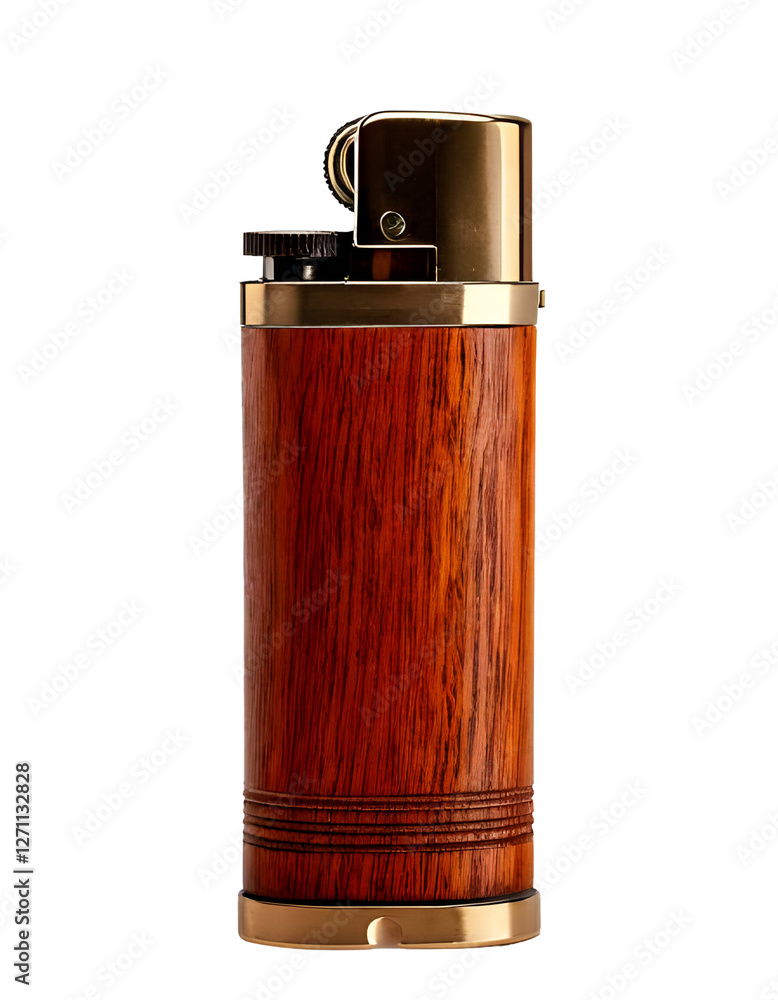 wooden lighter isolated on Transparent Background. wooden lighter isolated on Transparent Background.