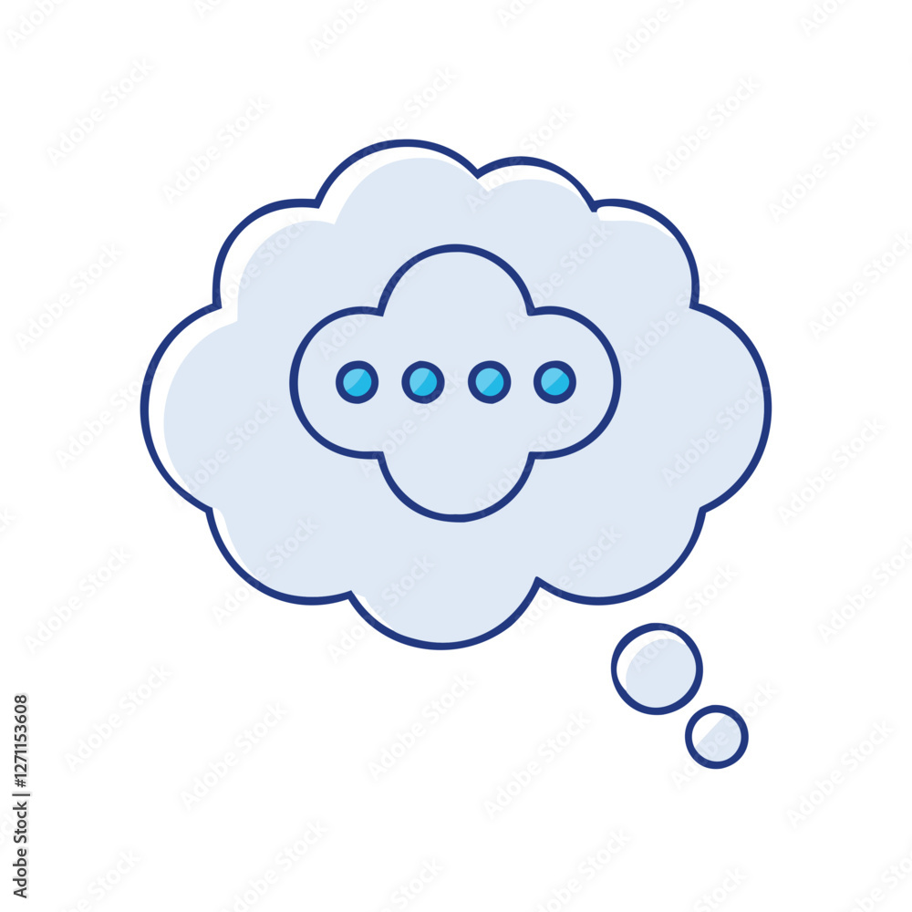 thought bubble icon, thought bubble vector illustration-simple illustration of thought bubble, perfect for thought bubble logos and icons thought bubble icon, thought bubble vector illustration-simple illustration of thought bubble, perfect for thought bubble logos and icons