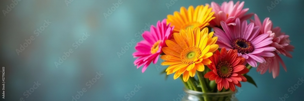 A mix of gerbera daisies and alstroemeria in a vase, gerbera daisies, alstroemeria, colorful A mix of gerbera daisies and alstroemeria in a vase, gerbera daisies, alstroemeria, colorful