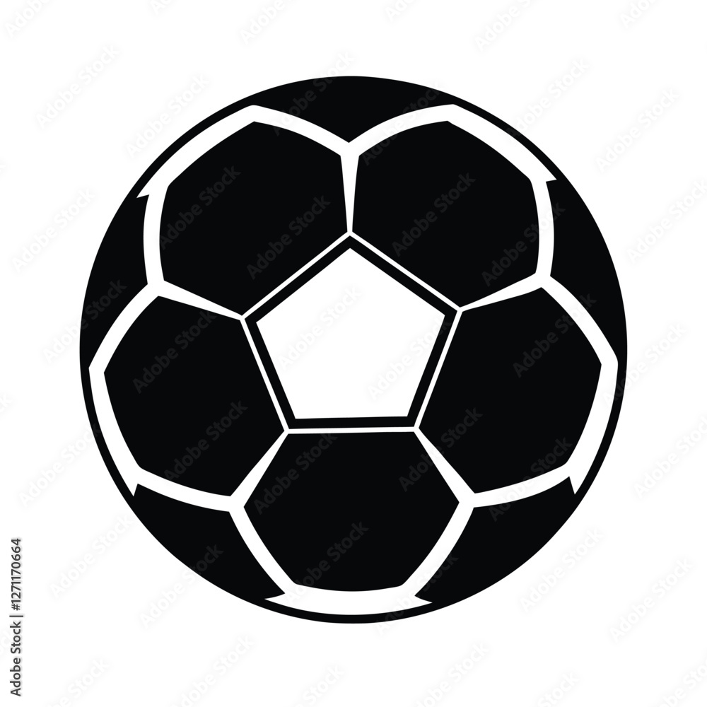 Fototapeta premium soccer ball on white background