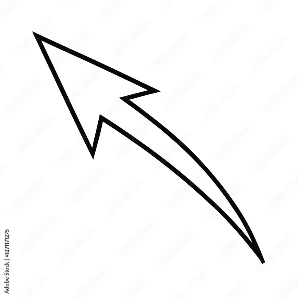 vector illustration of a arrow vector illustration of a arrow