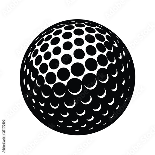 3d render of a golf ball