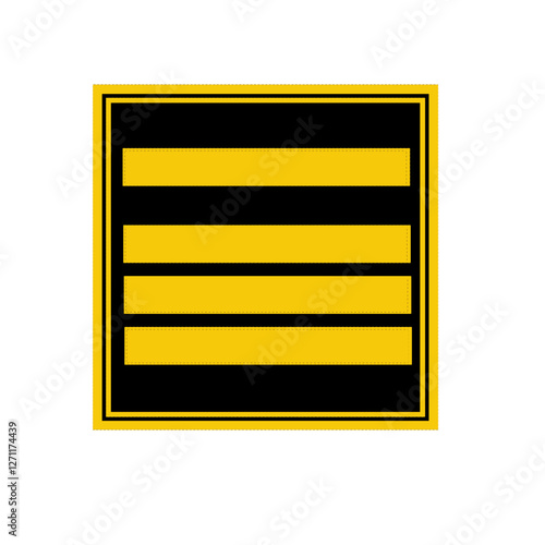 Galon de l'armée de terre française: Surveillant pénitentiaire - Corps des Chefs des Services Pénitentiaires - Chef des services pénitentiaires de classe exceptionnelle