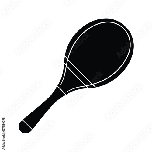 ping pong racket and ball