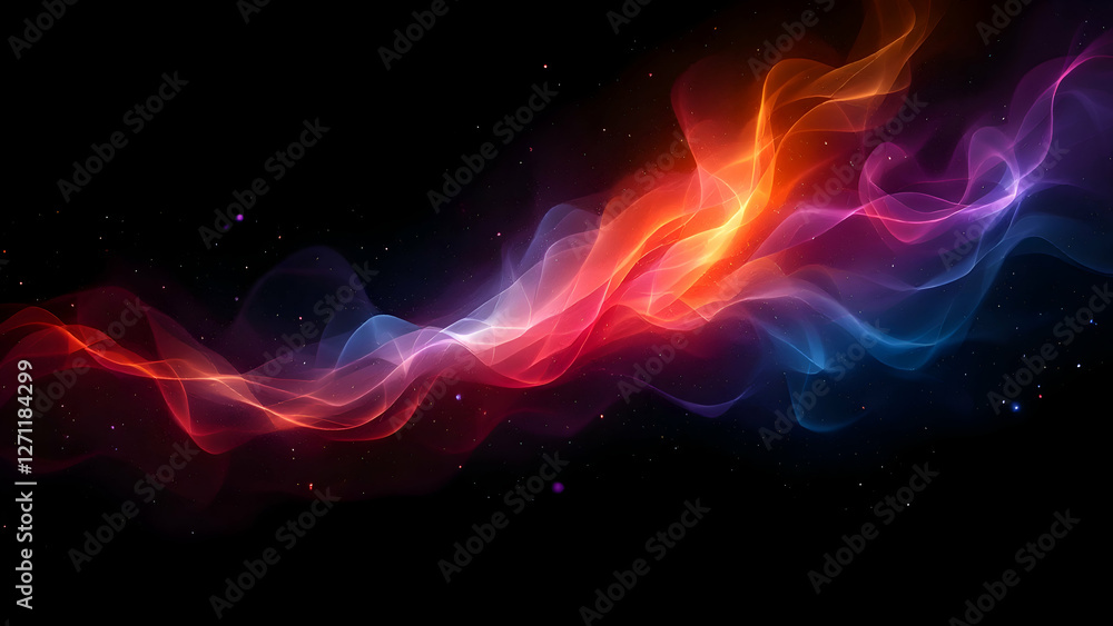Obraz premium Abstract smoke background