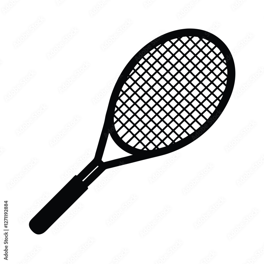 tennis racket isolated on white background tennis racket isolated on white background