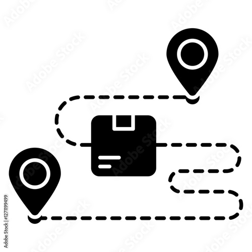 Modern design icon of parcel tracking