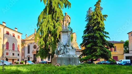 Monument to Vittorio Emanuele II in Vicenza, Italy photo