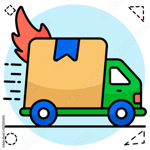 Fast delivery icon in perfect design