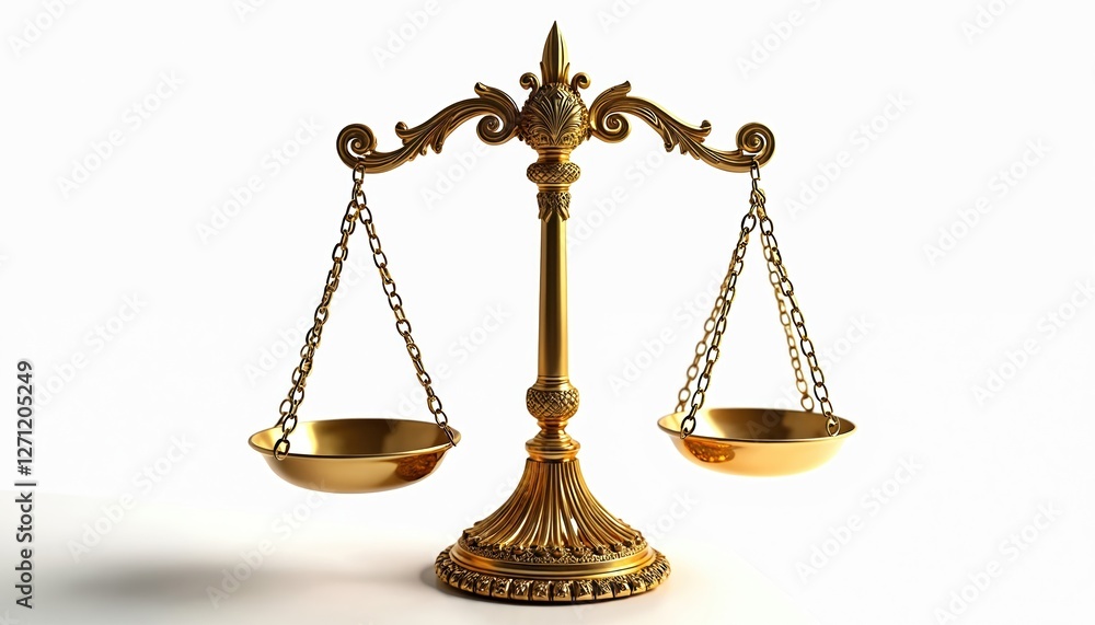 Golden ornate scales of justice on transparency. Balance, equality before law, concept of justice. Legal system, fairness, judgement, equity symbol. Courtroom concept, lawyers, legal professionals. Golden ornate scales of justice on transparency. Balance, equality before law, concept of justice. Legal system, fairness, judgement, equity symbol. Courtroom concept, lawyers, legal professionals.