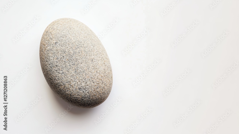 Air Freshening Natural Stone on Clean White Background for Minimalist Design Air Freshening Natural Stone on Clean White Background for Minimalist Design