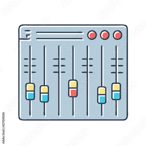 soundboard icon, soundboard vector illustration-simple illustration of soundboard, perfect for soundboard logos and icons