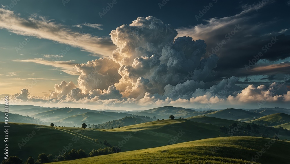 Tranquil Abstract Landscape with Flowing Clouds and Soft Hills for Calming Visuals
Tranquil Abstract Landscape with Flowing Clouds and Soft Hills for Calming Visuals