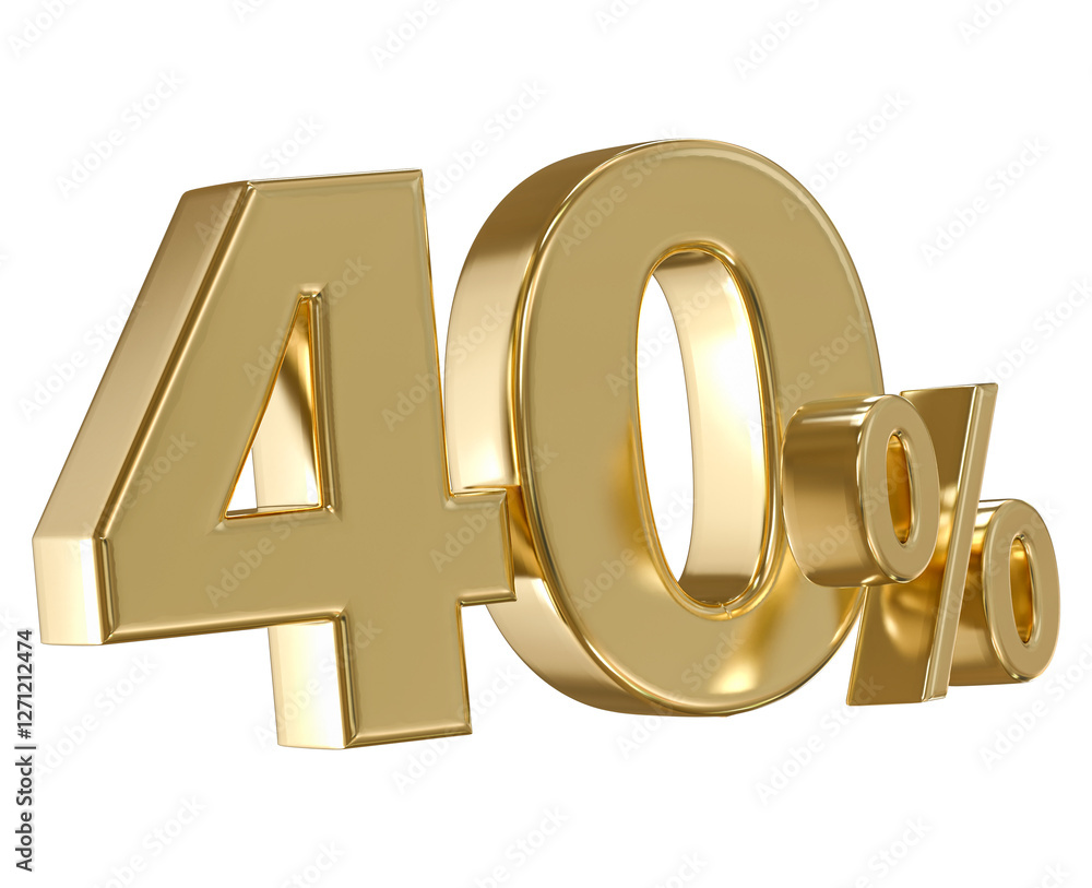 Golden 40% Discount: A gleaming, golden Golden 40% Discount: A gleaming, golden
