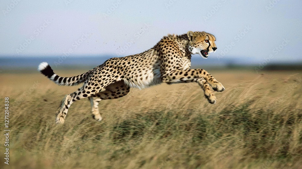 Cheetah in Motion: A Thrilling Chase Across the Savannah Cheetah in Motion: A Thrilling Chase Across the Savannah