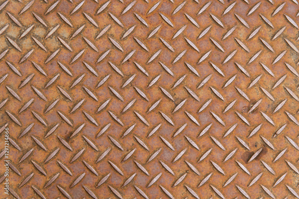 Stain and rust non-slip metal background with copy space. This texture can use for effect layer Stain and rust non-slip metal background with copy space. This texture can use for effect layer