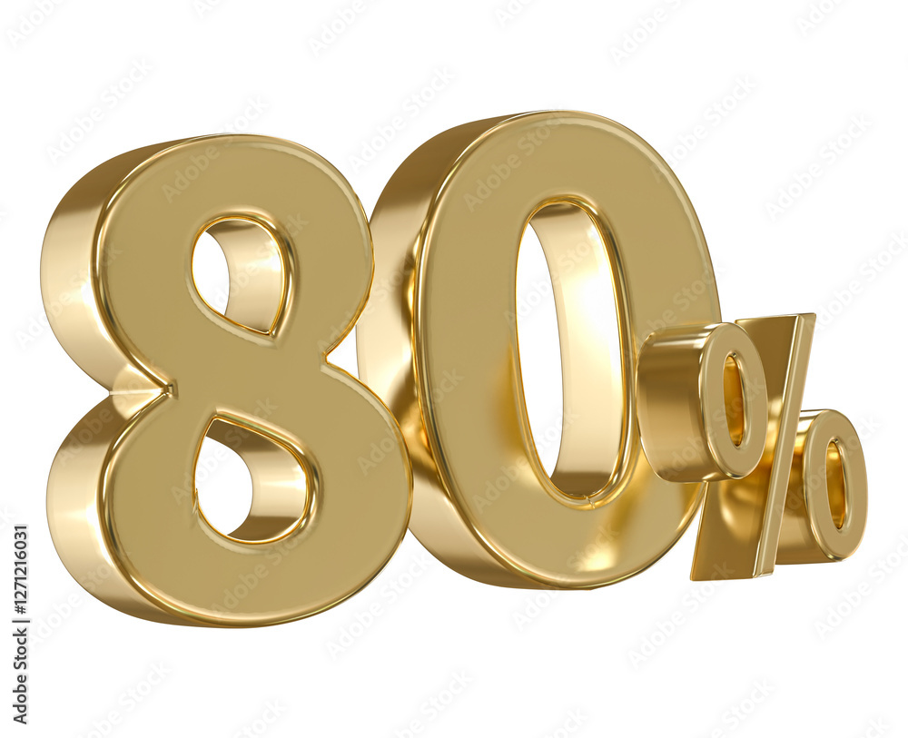 Golden 80 Percent: A gleaming, golden Golden 80 Percent: A gleaming, golden
