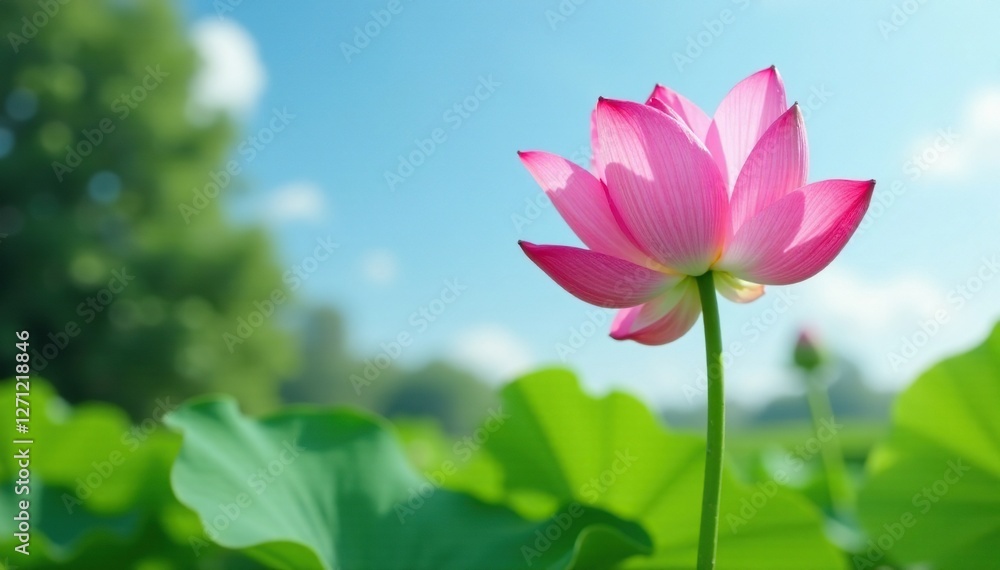 Withered pink lotus stem stretching towards sky, withered, botanical, garden flowers Withered pink lotus stem stretching towards sky, withered, botanical, garden flowers