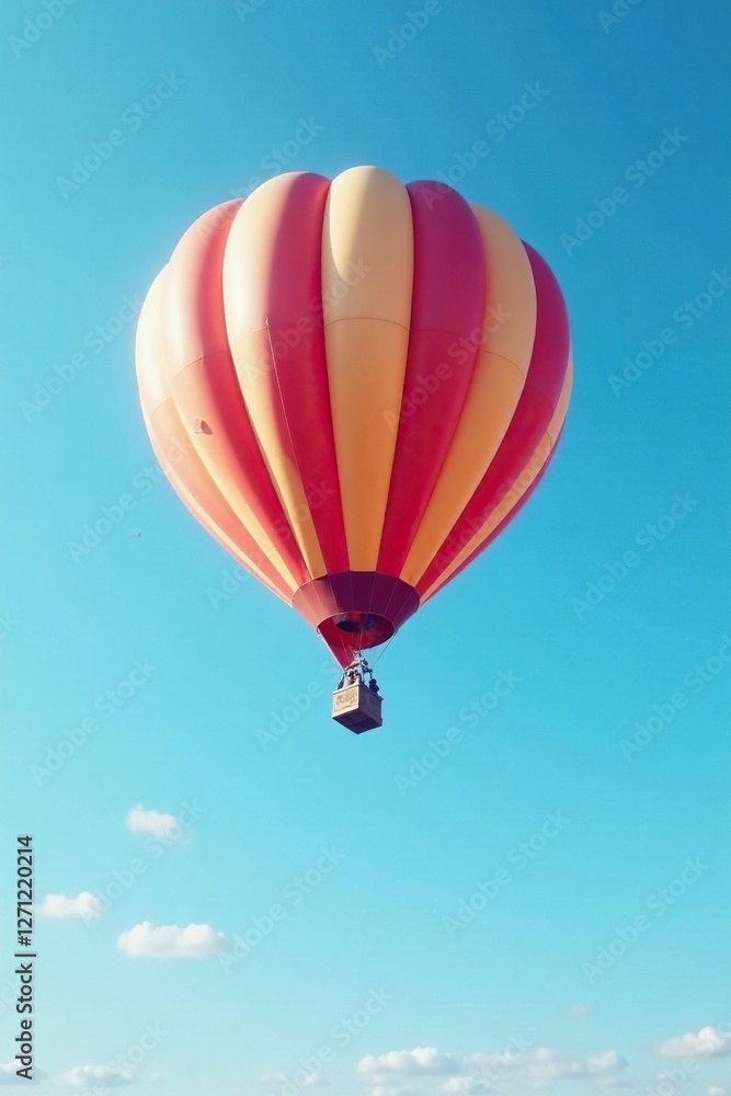 A solitary balloon drifts lazily through clear blue skies, light, balloons A solitary balloon drifts lazily through clear blue skies, light, balloons