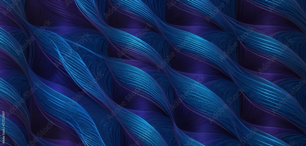 Obraz premium Unique blue background image, light, line, texture banner