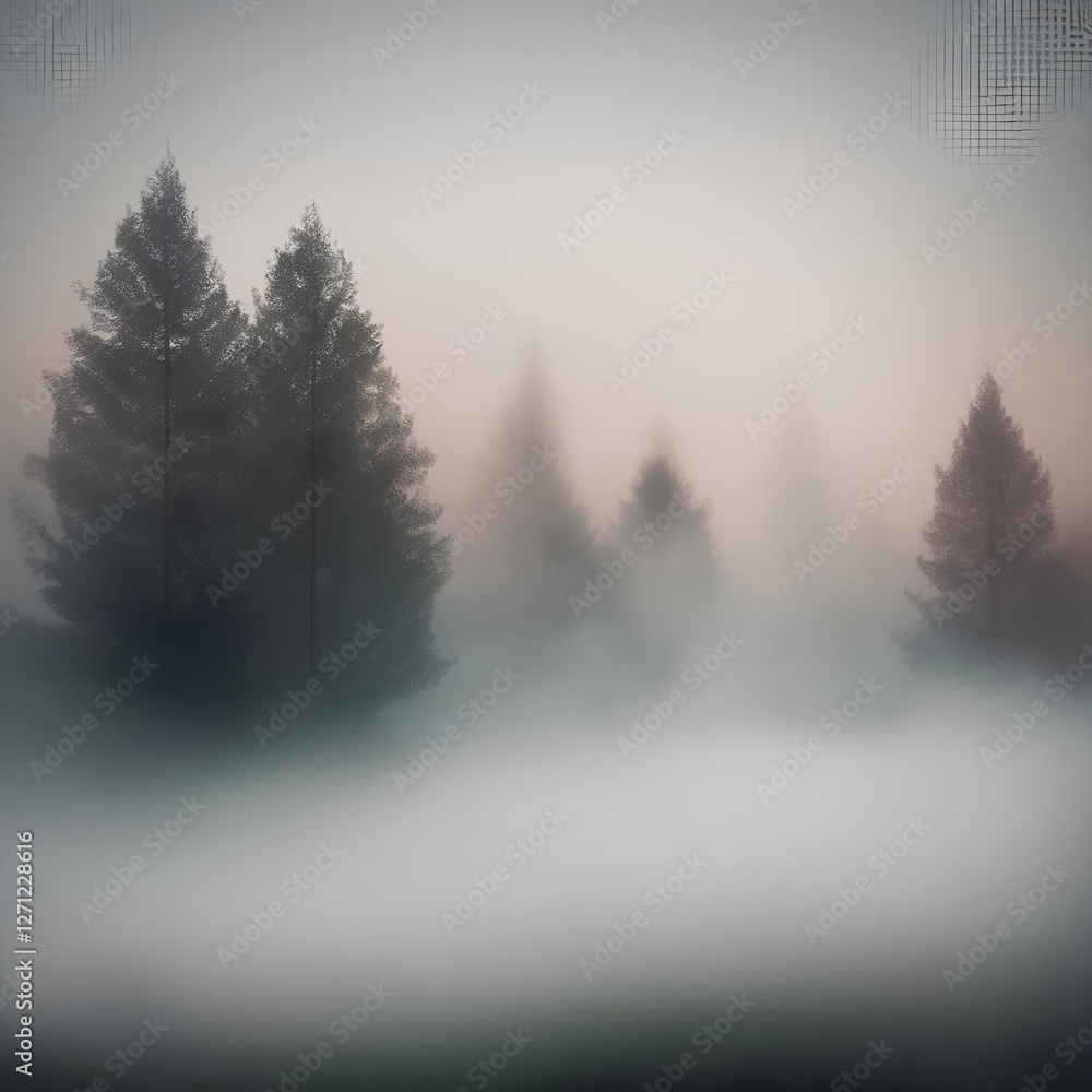 fog in the forest fog in the forest