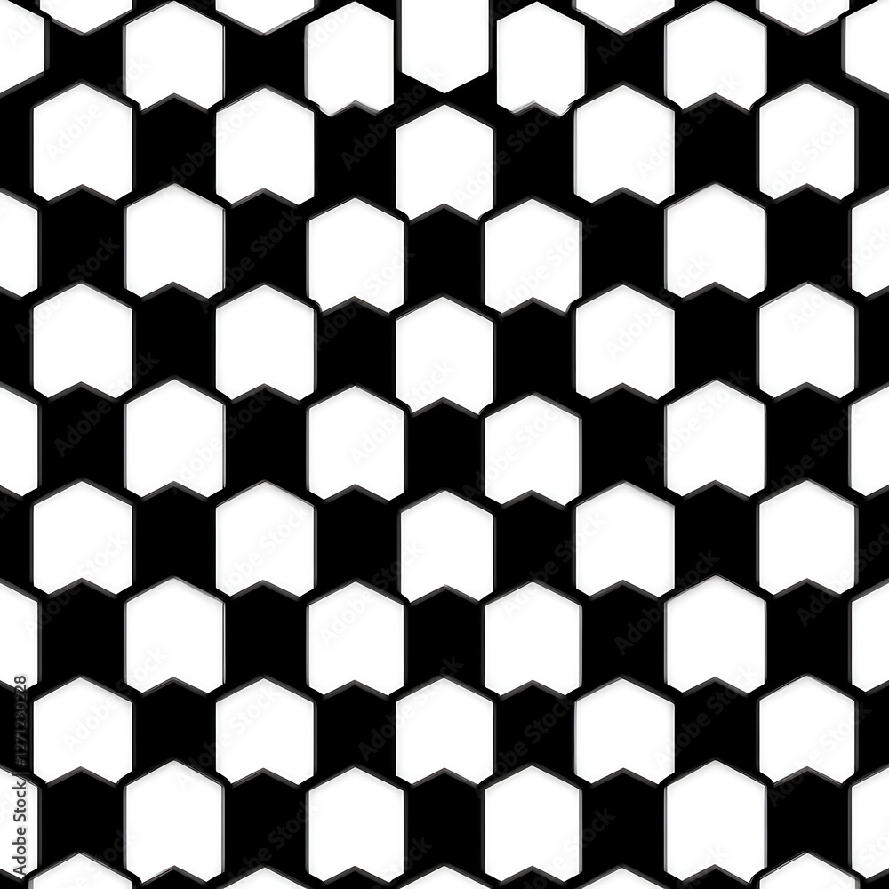 Geometric Up Arrow Pattern Black and White Repeating Seamless Design Modern Abstract Visual 3D Effect Geometric Up Arrow Pattern Black and White Repeating Seamless Design Modern Abstract Visual 3D Effect
