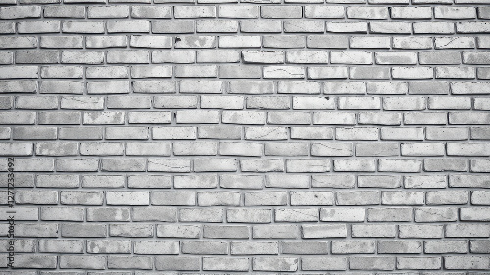 Obraz premium Brick wall background, Brick texture wallpaper, Vintage Brick Wall Texture with Spotlight Effect