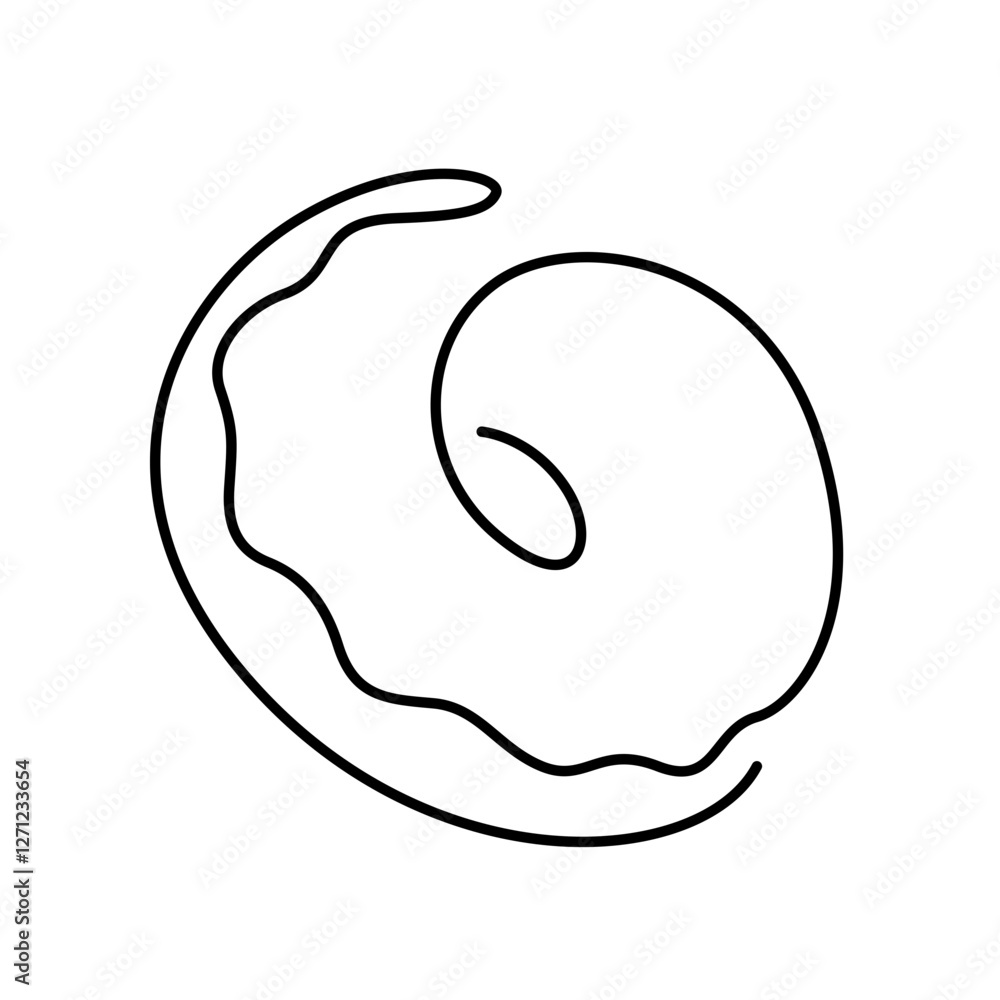 line art donut line art donut