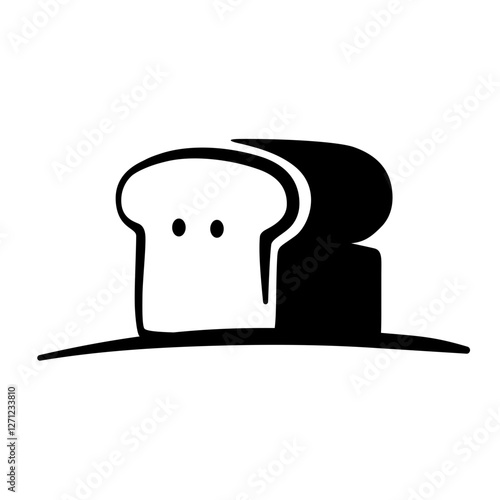 bread silhouette
