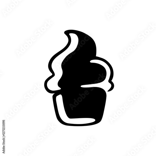 bakery cupcake silhouette