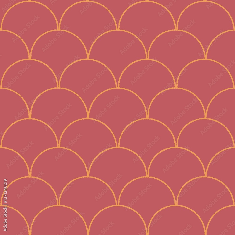 Obraz premium seamless pattern with scales