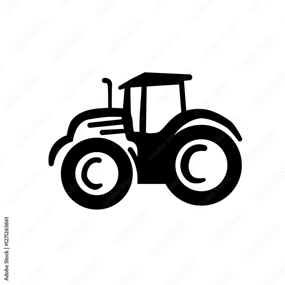 Obraz premium logo tractor