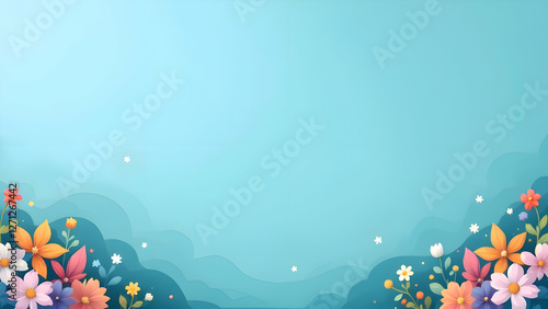 Cartoon simple background for children