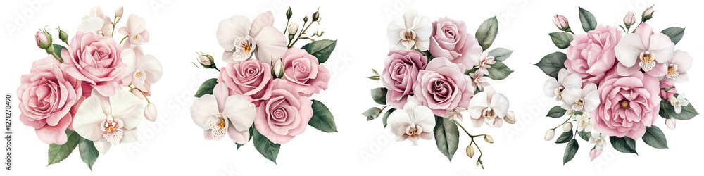 custom made wallpaper toronto digitalElegant bouquet of soft pastel pink roses and white peonies with lush greenery and delicate floral accents This romantic feminine floral arrangement is perfect for wedding event or lifestyle decor