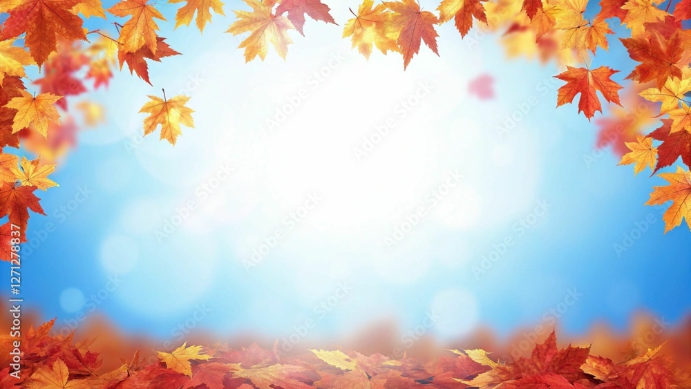 Background conceptual image with autumn leaves. Place for text
Background conceptual image with autumn leaves. Place for text