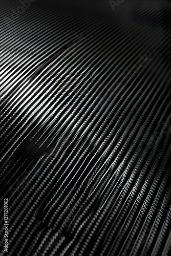 Wallpaper Mural Abstract close-up of textured surface with parallel lines creating depth and shadows Torontodigital.ca